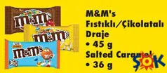 M&M'S FISTIKLI/ÇİKOLATALI DRAJE